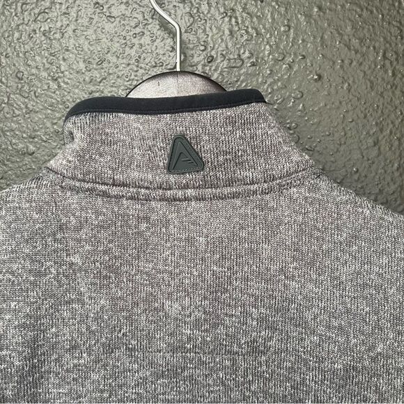 ANTIGUA PURDUE BOILERMAKERS MENS GREY FORTUNE LONG SLEEVE 1/4 ZIP PULLOVER - Picture 7 of 12